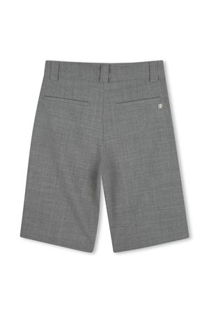 Bermuda in poliestere grigio GIVENCHY KIDS | H30712A47